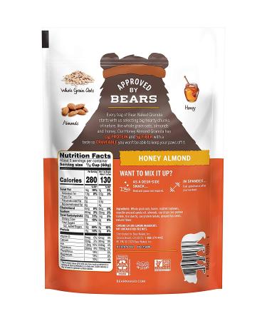 Buy Bear Naked Granola Honey Almond 11.2 oz - Healthy Snack & Gourmet Flavor - Buy Online on GoSupps.com