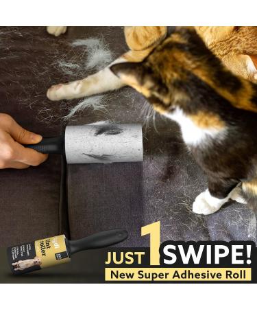 Tydi Pet Lint Rollers - 500 Sheets of Lint Roller Refills & 2 Handles - 100 Sheets per Sticky Clothes Roller - Lint Rollers for Pet Hair - Reusable Lint Roller for Clothes - Fluff Remover for Clothes 2 Handles + 500 Sheets - Buy Online on GoSupps.com