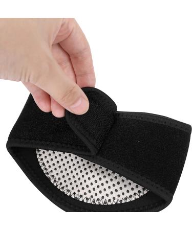 Self-Heating Neck Bandage - Winter Warmer with Magnetic Therapy | Neck Pain Relief & Support | Velcro Fastener | Black - Buy Online on GoSupps.com