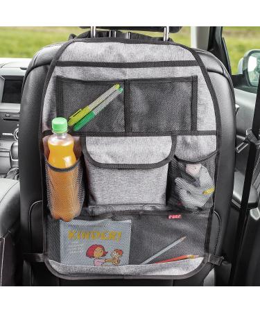 Reer Car Back Seat Organizer - TravelKid Tidy Dirt-Repellent Multi-Pocket for All Car Seats - Grey - Buy Online on GoSupps.com