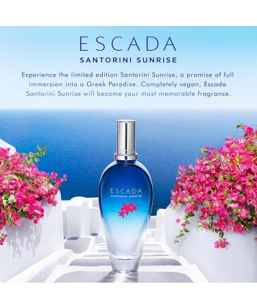 Escada Santorini Sunrise Summer Eau de Toilette Floral Women's Perfume With Notes of Mandarin Sorbet Jasmine Petals & Pink Peppercorn Long Lasting Fragrance 3.3 Fl Oz (Pack of 1) - Buy Online on GoSupps.com