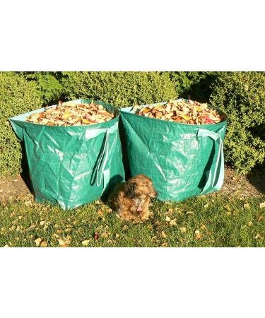Giant Yard Dustpan-Type Garden Bag for Collecting Leaves Heavy Duty Gardening Bags Reuseable Leaf Waste Bag for Lawn Pool Garden 2 pack - Buy Online on GoSupps.com