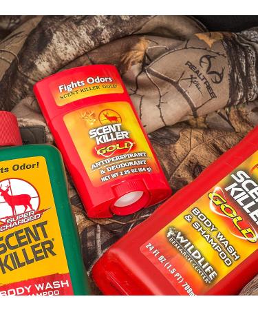 Scent Killer Gold 1247 Wildlife Research Antiperspirant & Deodorant - Eliminate Odors for Effective Wildlife Hunting - Buy Online on GoSupps.com