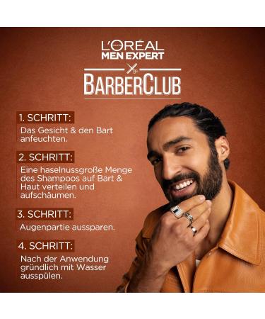L'Or al Paris LOr al Men Expert XXL 3in1 Beard Shampoo for Men Beard Soap for Beard Face and Hair Mens Beard Care Against Dandruff with Cedarwood Essential Oil Barber Club Amazon Exclusive 1 x 400 - Buy Online on GoSupps.com