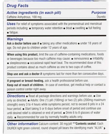 Buy Diurex Water Pills - 22 Count Pack of 6 | Fast International Shipping - Buy Online on GoSupps.com