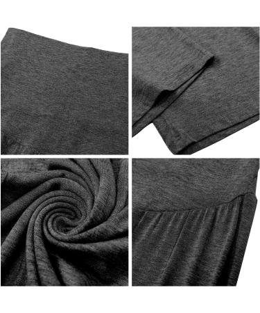 Amorbella Maternity Sweatpants XXL Charcoal - Over The Belly Yoga/Pajama/Lounge Pants for Pregnancy - Buy Online on GoSupps.com