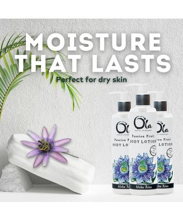 Ola Tropical Apothecary Passion Fruit Body Lotion with Pure Tropical Oils and Plant Extracts - 8.45 Fl Oz - Buy Online on GoSupps.com
