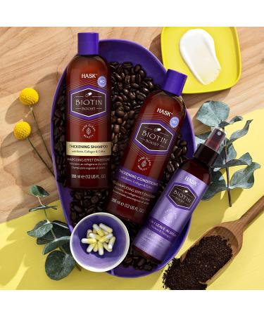 Hask Beauty Biotin Boost Thickening Shampoo 12 fl oz - Volume & Strength - Best for Fine Hair - Buy Online on GoSupps.com