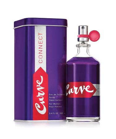 Curve Connect Eau De Toilette Perfume Spray Perfume for Women 3.4oz 3.4 Fl Oz (Pack of 1) - Buy Online on GoSupps.com