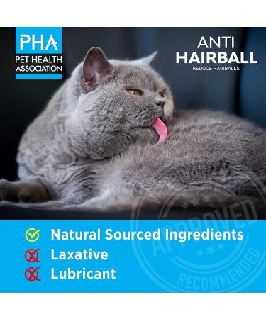 PHA Hairball Remedy for Cats - Natural Digestive Health Supplement (100 ML) - Buy Online on GoSupps.com