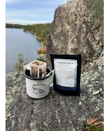 Misty Mountain Drip Coffee Single serve All natural 100% arabica bean 100% Biodegradable bag Instant ready coffee 10 servings - Buy Online on GoSupps.com