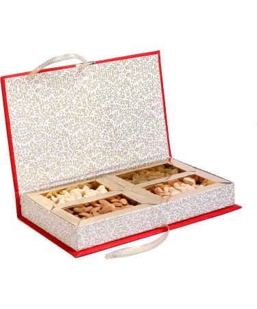 Bhai dooj special | Dry Fruits Items Kaju/Badam/Pista/Kishmish (100gm Each) Dry Fruits and Nuts Box Pack Diwali Gifts for Family and Friends Corporate Office Clients - Bhai Dooj Gift Set for Brother Sister - Buy Online on GoSupps.com
