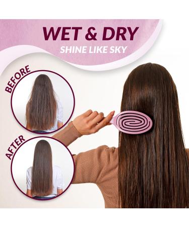 Marqus Wild Boar Bristle Hairbrush - All Hair Types | DESTRIATHER for Effortless Shine & Tangle-Free Styling - Buy Online on GoSupps.com