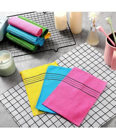 12 Pack Korean Peeling Gloves - Body Peeling Towels & Washcloths for Shower | Exfoliating Italy Cloths - Buy Online on GoSupps.com