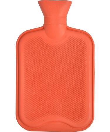 Vagabond Bags Ltd 2L Red Ribbed Hot Water Bottle Red Medium