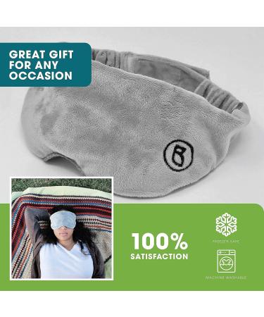 Black & Gray BARMY Weighted Sleep Mask (0.8lb/13oz) Bundle - Blocks Light for Relaxation and Comfortable Sleep - Buy Online on GoSupps.com