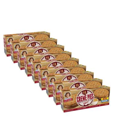 Little Debbie Peanut Butter Creme Pies, 9 Big Pack Boxes, 54 Individually Wrapped Sandwich Cookies 1.1 Pound (Pack of 9)