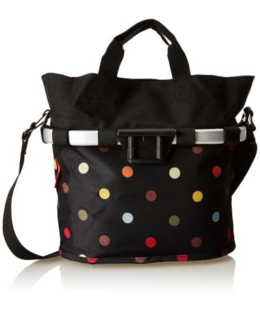 KLICKfix bicycle bag Bikebasket Oval S Dots Bikebasket