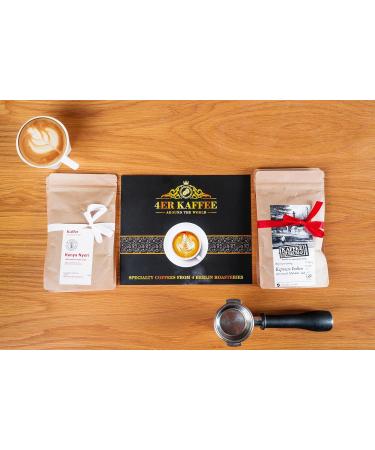 Coffee Gift Set | 4 Berlin Roasters | 4 Single Origin Beans | Unique Birthday Gift for Him & Her | 400g Whole Bean | Worldwide Shipping - Buy Online on GoSupps.com