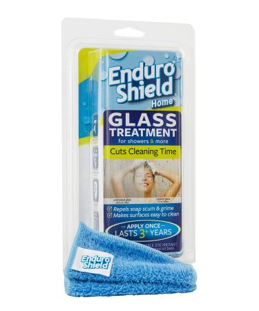 EnduroShield Home Treatment 2 Oz Kit For Showers & More -ONE Application PROTECTS, makes GLASS EASIER TO CLEAN for 3 Years.