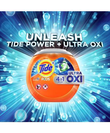 Tide PODS 4 in 1 Ultra Oxi Laundry Detergent Soap Pods - 73 Count, High Efficiency (HE) - Buy Online on GoSupps.com