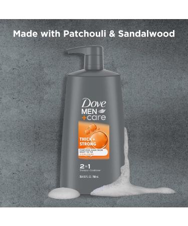Dove Men+Care Lot de 4 shampoings et apr s-shampoing fortifiants 2 en 1 Nettoie et purifie les cheveux pais et forts renforce et recharge Hair Vigor 720 1 g - Buy Online on GoSupps.com