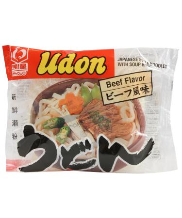Myojo Udon Noodle Soup Mix Beef, 7.22-Ounce Packages (Pack of 30) Beef 7.22 Ounce (Pack of 30)