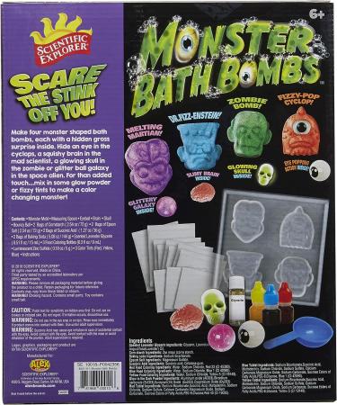 Monster Bath Bombs Soap Kit for Kids by Scientific Explorer - Buy Online on GoSupps.com
