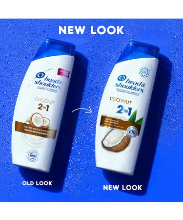 Head & Shoulders Coconut Daily-Use Anti-Dandruff Paraben Free 2-in-1 Shampoo + Conditioner 613ML - Buy Online on GoSupps.com