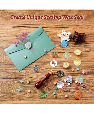 Comealltime Wax Seal Kit with Gift Box  624 Pcs Wax Seal Beads with 2 Pcs Wax Seal Stamps  Sealing Wax Warmer  Wax Seal Metallic Pen  Envelope  Candles  Wax Seal Stamp Kit for Gift and Craft - Buy Online on GoSupps.com