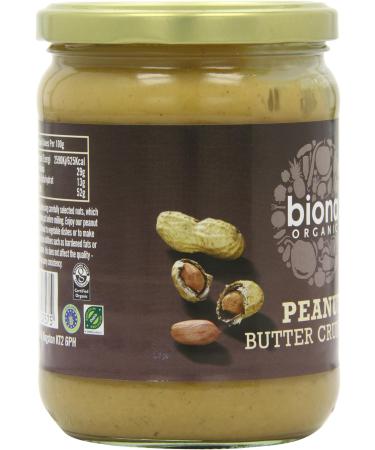 Biona Organic Crunchy Peanut Butter 500g (Pack of 2) - Buy Online on GoSupps.com