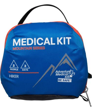 Adventure Medical Kits AMK Mountain Series Hiker Medical Kit, Blue/Orange, One Size, 0100-1001