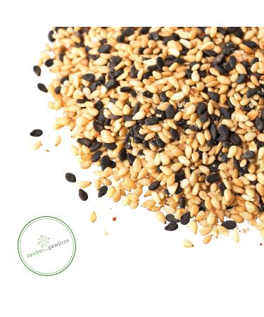 Magic of Spices Gomasio | Sesame Salt & Sea Salt Seasoning Mix for Soups Sushi & Salads - 70g - Buy Online on GoSupps.com
