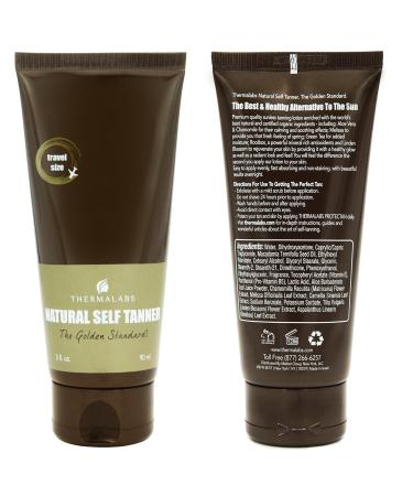 Organic Self-Tanning Lotion Travel Size (90ml) - Natural Shine for Face & Body Perfect for On-the-Go - Buy Online on GoSupps.com