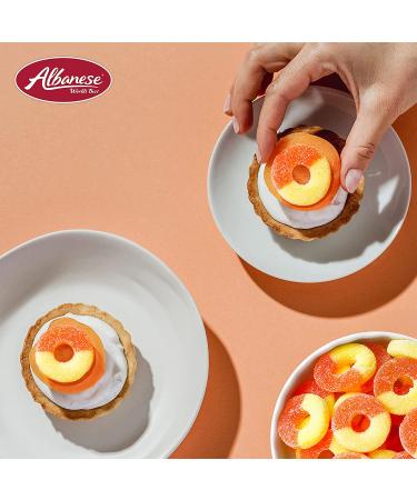 Albanese World's Best Gummi Peach Rings  4.5 Pound Bag - Buy Online on GoSupps.com