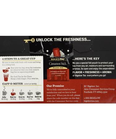Bigelow Tea Cinnamon Stick - 20 Bags (Pack of 3) - Premium Herbal Tea - Buy Online on GoSupps.com