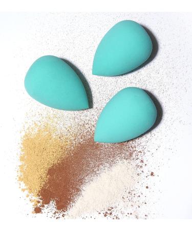 Beauty Bakerie Blending Egg Makeup Sponge Set - 6 Pink/Turquoise Foundation Blending Sponges - Buy Online on GoSupps.com