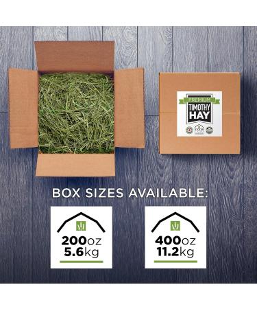 Stoter Farm Premium Timothy Hay Pet Food for Rabbits Guinea Pigs Chinchilla and Other Small Pets 25lb Box - Buy Online on GoSupps.com