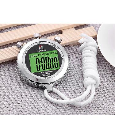 Digital Stopwatch with Whistle - Sports Timer with Light & Mute Functions for Swimmers | 2 Memory Settings - Buy Online on GoSupps.com