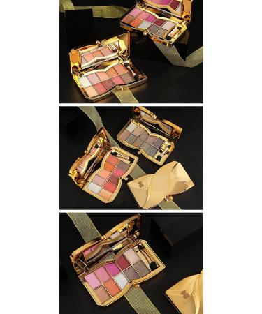 Glitter Eyeshadow Palette - 10 Highly Pigmented Sparkle Shades for Long Lasting Makeup - Buy Online on GoSupps.com