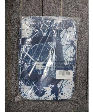 Large Blue Lotus Toiletry Bag - Travel Makeup Organizer for Women - Buy Online on GoSupps.com
