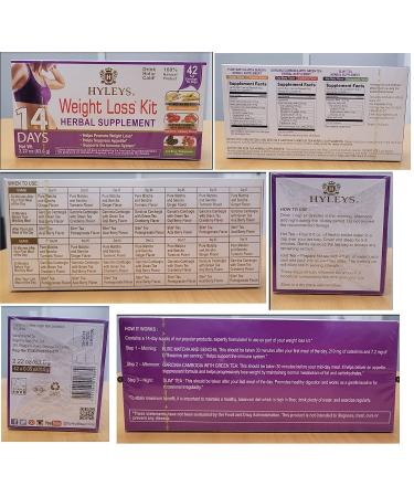 Hyleys 14 Day Weight Loss Tea - 42 Tea Bags | Detox Cleanse Tea (100% Natural, Sugar & Gluten Free) - 1 Pack - Buy Online on GoSupps.com
