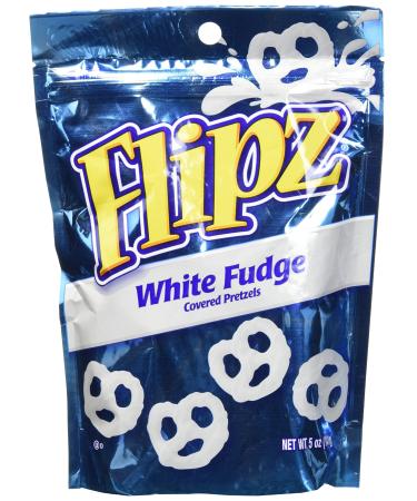 Flipz White Fudge Pretzels, 5oz (Pack of 1)
