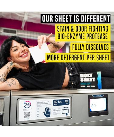 Eco-Friendly Laundry Detergent Sheets - Biodegradable Mess-Free Hypoallergenic 100 Loads of Concentrated Power - Buy Online on GoSupps.com