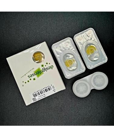 Buy DESIGNLENSES Glowing Halloween The Purge Costume Contact Lenses - Soft UV Neon Yellow - International Shipping Available - Buy Online on GoSupps.com