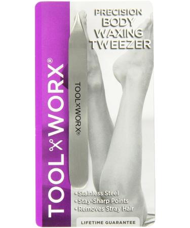 Toolworx Precision Body Waxing Tweezer - Professional Salon Quality Tweezers - Buy Online on GoSupps.com