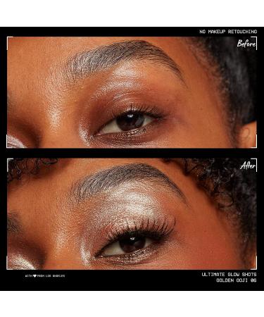 NYX Ultimate Glow Shots Liquid Eyeshadow - Golden Goji | Long-Lasting Shimmer with Vitamin C - Buy Online on GoSupps.com