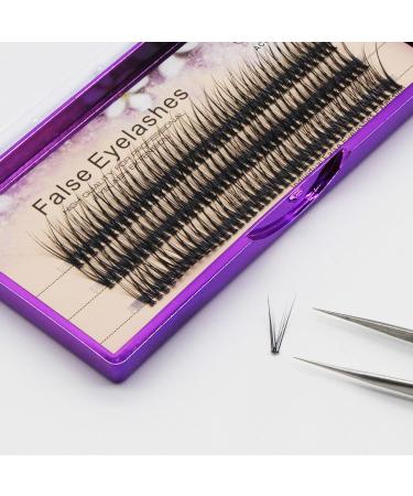 Bodermincer 20 Roots 120pcs 0.07mm Fish Tail Mink False Eyelashes - Handmade Individual Lash Extensions (12mm) - Natural & Soft Ideal for International Shipping - Buy Online on GoSupps.com