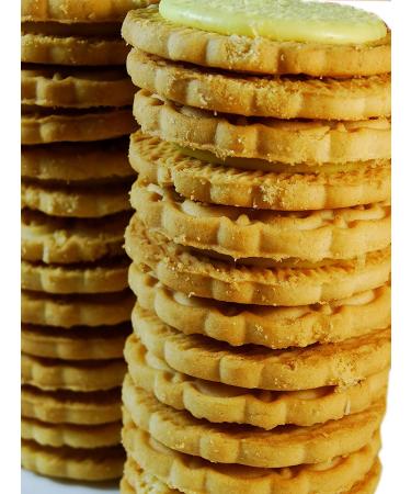 Papadopoulos Lemon Greek Sandwich Cookies 2 Pack - Authentic European Treats by Cape Moda - Buy Online on GoSupps.com