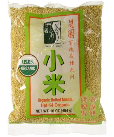 Organic Hulled Millet - 16oz by Chimes Garden